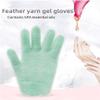 1 Pair Moisturizing Gloves with Gel LiningDry Hand RepairHydrating Cracked Hand Healing GlovesSoft Hydrating & Infused Gel Spa Gloves(Green) view 3