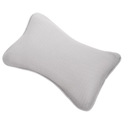 NULYLU Bathtub Pillow for Tub Full Bath Pillow Suction Cups Bathtub Cushion Grey