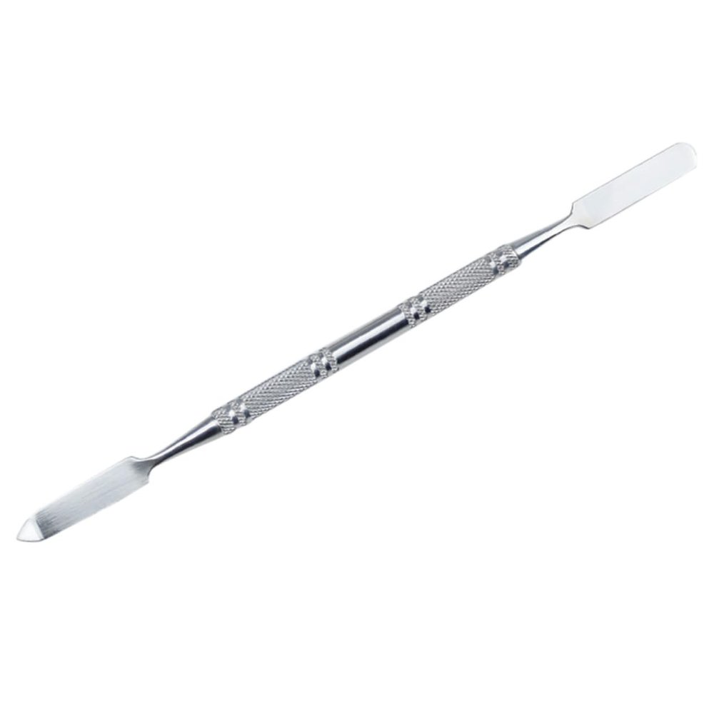 ASAKKURA Foundation Mixing Bar Stainless Steel Embossing Stick Stick for Makeup Silver