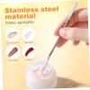 ASAKKURA Foundation Mixing Bar Stainless Steel Embossing Stick Stick for Makeup Silver view 3