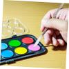 ASAKKURA Foundation Mixing Bar Stainless Steel Embossing Stick Stick for Makeup Silver view 4