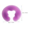 ADOCARN Professional Silicone Face down Pillow for Spa Beauty -shaped Cushion with Cut-out for Eye Comfort Easy to Clean for Massage Relaxation view 2