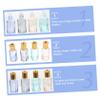 12pcs Glass Roller Bottles Gemstone Caps Essential Oil and Perfume Containers Leak Small Cosmetic Vials for Travel and Organization Random Color view 3