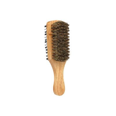 ASAKKURA Bristles Men's Accessories Beard Styling Comb Double-sided Handle Portable