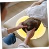 ADOCARN U Shape Silicone Pillow Spa Women Face Pillow for Back Pain Fluffy Reusable view 3