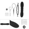 4PCS Hair Bun Maker Braiding Styling Disk Tools Accessories with Comb, for Wedding, Appointment or Party (No. 2 9PCS) view 4