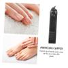 ASAKKURA 12pcs Nail Clippers Carbon Steel Nail Cutters Nippers Easy-Grip Handles for Care for Family view 3