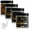 KXNG Cosmetics Luxury Shea Body Butter (Pack of 4) | Ultra-Nourishing Body Cream for Men & Women with Shea, Cocoa, Mango & Coconut Oil | Deep Moisture for All Skin Types | 4oz Each view 1