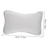 SECFOU Non-Slip Bathtub Pillow Suction Cups Extra Firm Bath Tub Accessory Grey view 2