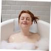 SECFOU Non-Slip Bathtub Pillow Suction Cups Extra Firm Bath Tub Accessory Grey view 3