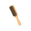 ASAKKURA Double-sided Beard Styling Comb for Men Portable Natural Boar Bristle Brush with Handle Grooming Tool for Beard Care and Maintenance view 1