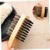 ASAKKURA Double-sided Beard Styling Comb for Men Portable Natural Boar Bristle Brush with Handle Grooming Tool for Beard Care and Maintenance view 4