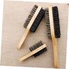 ASAKKURA Men's Beard Brush Double-sided Bristle Beard Styling Tool for Portable Grooming Handle for Travel and Daily Use view 3