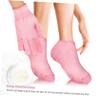 AUTSUPPL Moisturizing Foot Socks Gloves Set 2 Pairs Spa Hydration Grip Socks Remover view 3