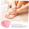 AUTSUPPL Moisturizing Foot Socks Gloves Set 2 Pairs Spa Hydration Grip Socks Remover view 4