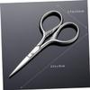 IWOWHERO Men's Beard Scissors Scissors for Men Facial Trimmer Beard Grooming Stainless Steel view 4