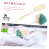 AUTSUPPL 4pcs Long Handle Bath Balls Sponges Bath Poufs Shower Sponges Body Scrubber Shower Tools view 2
