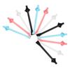 Baluue 12pcs Nose Hair Wax Sticks Disposable Hair Removal Rods Nostril Cleaning Wax Applicator Waxing Tools for Home Use view 1