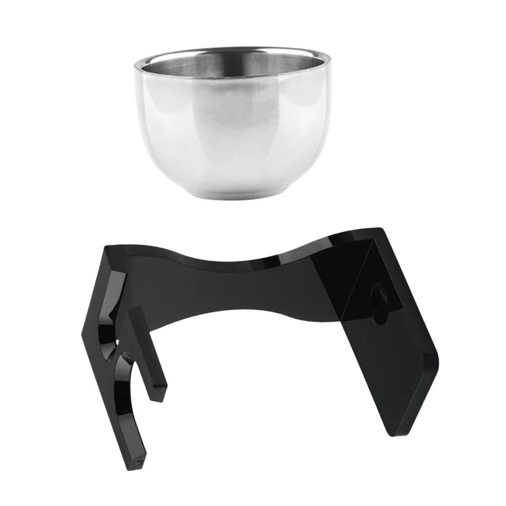 AUTSUPPL Men's Shaving Beard Brush Stand Shaving Cup Bowl Razor Holder Shave Kit Tools for Dad