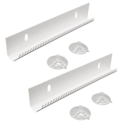 BESTOYARD 2pcs Portable Hair Extension Holder Wig Storage Rack Suction Cup for Salon