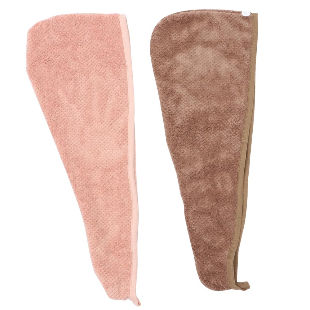 SKISUNO 2pcs Quick Dry Cap for Women Reusable Hair Accessories Fast Drying Hair Drying Towel Comfortable Head Wrap