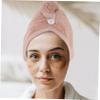 SKISUNO 2pcs Quick Dry Cap for Women Reusable Hair Accessories Fast Drying Hair Drying Towel Comfortable Head Wrap view 2