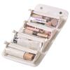 4 in 1 Detachable Cosmetic Bag, Leather Waterproof Cosmetic Bag, Large Capacity Roll up Makeup Bag, Travel Toiletry Bag with 4 Detachable Clear Compartment view 1