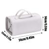 4 in 1 Detachable Cosmetic Bag, Leather Waterproof Cosmetic Bag, Large Capacity Roll up Makeup Bag, Travel Toiletry Bag with 4 Detachable Clear Compartment view 4