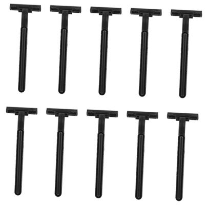 minkissy 10pcs Disposable Arm and Leg Hair Painless Back and Armpit Shaving Tool - Design Double-edge Blades for Women and Men