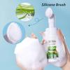 2 Pack Aloe Vera Facial Cleanser and Face Wash Set, Hydrating Facial Foam Cleanser with Brush, Deep Cleasing Daily Face Cleanser Long Lasting Oil Control Moisturizing Face Wash for Men and Women view 3