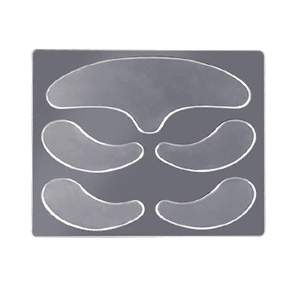 5pcs Reusable Silicone Face Forehead Sticker Cheek Chin Sticker For Facial Eye Patches Removal Face Lifting