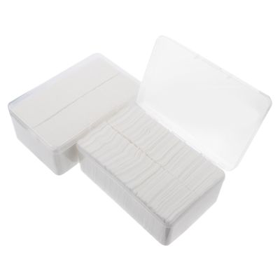 minkissy 2000pcs Facial Cleansing Wipes Non-Woven Makeup Remover Pads Cotton Rounds Disposable Cleaning Patch for Routine