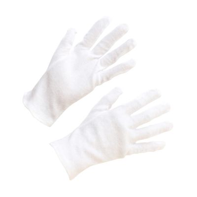 COSMEVIVI 12pairs Cotton Gloves Protective Jewelry Touching Gloves for Industrial Work Cleaning Gardening Design Thickened for