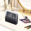 Lash Tweezer Holder, Dust-Proof Acrylic Tweezer Holder with 8 Holes, Sturdy Portable Tweezer Stand for Eyelash Extensions Supplies Acrylic Display Stand, Lash Tweezer Holder view 3