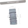 BELLIFFY Adjustable Strap Pu Travel Bag Makeup Organizer Detachable Toiletry Bag for Women Random Color view 2