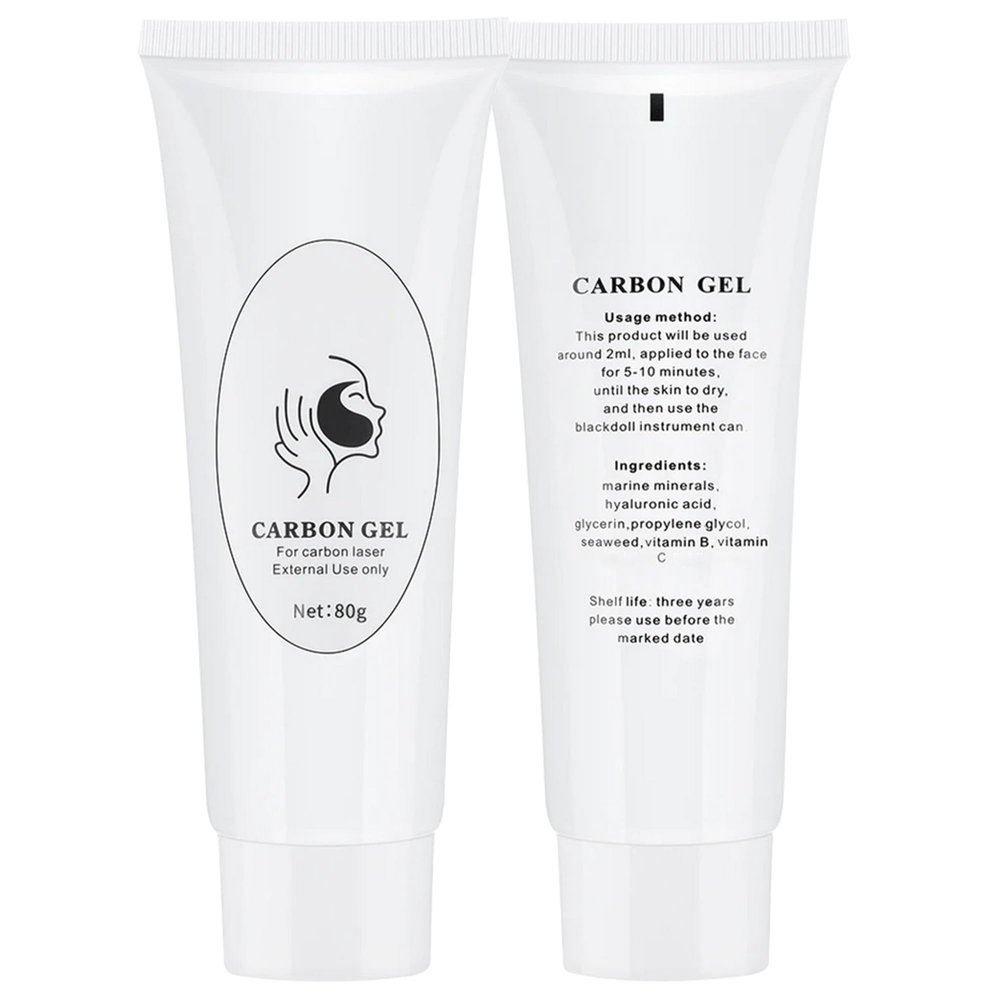 Carbon Peeling Gel, Gel for Laser Hair Removal Facial Skincare, Black Doll Carbon Peel Cream for Facial Deep Cleansing & Rejuvenation(1PC)
