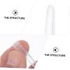 ANDRESLAD Tweezers Elbow Clip Cover 200pcs Dolphin Shape Tweezer Tips Protector Home Professional Use view 4