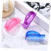 NAMOARLY Nail Dust Remover Brush Set 6 Pack Hand Nail Brushes Plush Hair for Manicure view 2