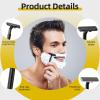100 Pack Individually Wrapped Twin Blade Razors with Clear Safety Cap,Multipurpose Portable Shave Razor for Bathing Hotel Travel,Black(100 Count) view 4