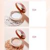 1 PC Cofu Smooth Light Weight Setting Powder Foundation Oil Control Pressed Foundation Powder with Puff Clear Press Powder Natural Pressed Powder (1# Clear, 11g) view 3