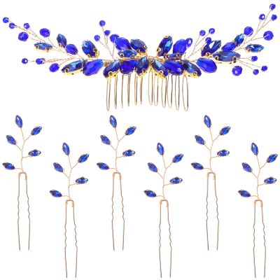 Beaupretty Wedding Hair Comb Bridal Pins Wedding Hairpins Rhinestone Hair Accessories For Women Bridal