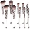 10Pieces Beadable Makeup Brushes Leopard Print Diy Makeup Comestic Brushes Beaded Brushes Kit for DIY Beaded Eyeshadow Brush (Beadable Makeup Brushes-10pieces=2Sets) view 1