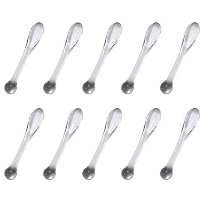 SKISUNO 10pcs Cosmetic Spatulas for Creams and Eye Creams Smooth Surface Makeup Applicators for Facial Masks Products