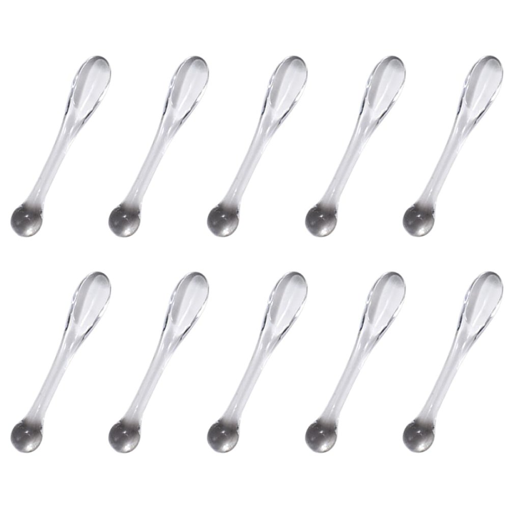 SKISUNO 10pcs Cosmetic Spatulas for Creams and Eye Creams Smooth Surface Makeup Applicators for Facial Masks Products