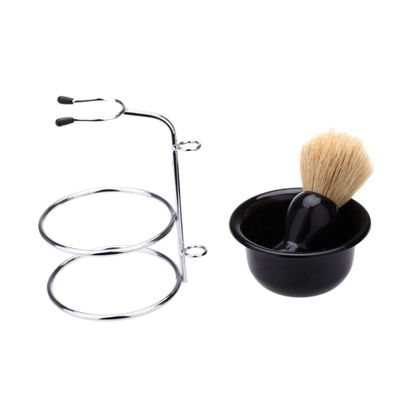 Healeved Men Grooming Kit Mens Shaving Kit Safety Razor Shaving Brush Stand and Bowl for Dad Boyfriend