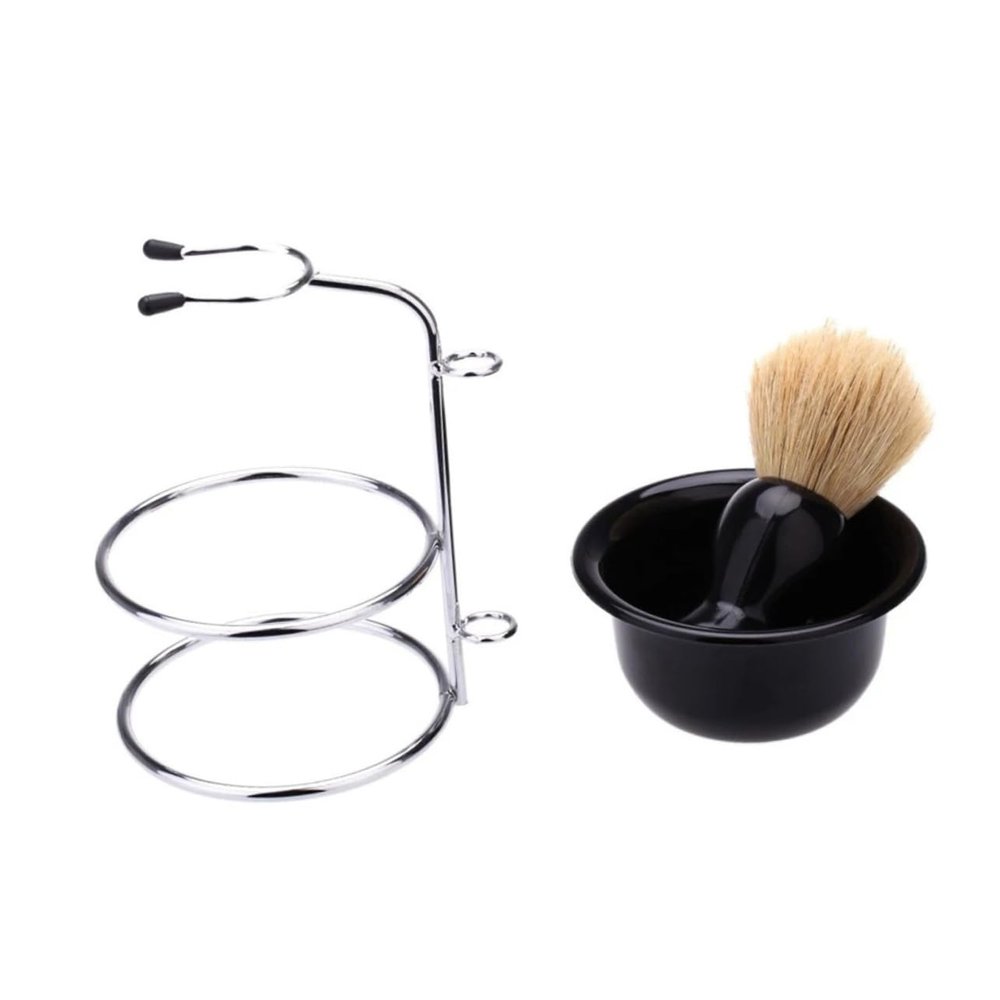 Healeved Men Grooming Kit Mens Shaving Kit Safety Razor Shaving Brush Stand and Bowl for Dad Boyfriend