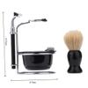 Healeved Men Grooming Kit Mens Shaving Kit Safety Razor Shaving Brush Stand and Bowl for Dad Boyfriend view 2
