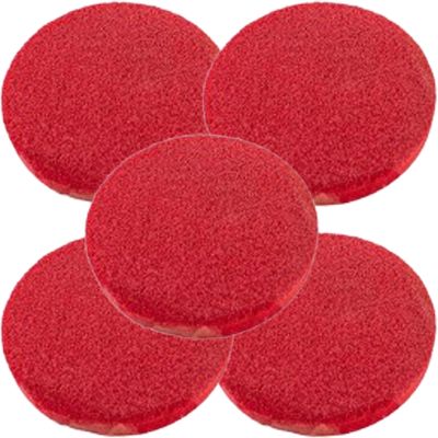 5 Pcs Extra Thick Red Cosmetic Sponge Reusable Makeup Remover Pads Clean Sponge Facial Cleaning Sponges Face Wash Sponges Reusable