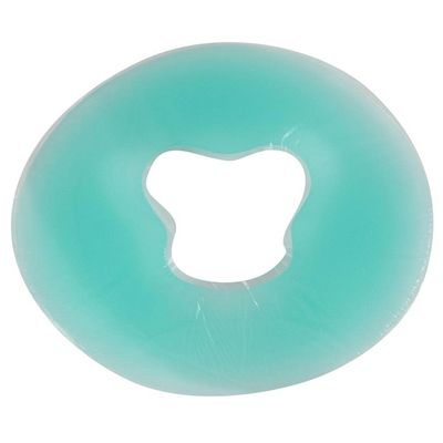Gralara Round Salon SPA Massage Table Bed Silicone Face Care Cushion Pillow, Green