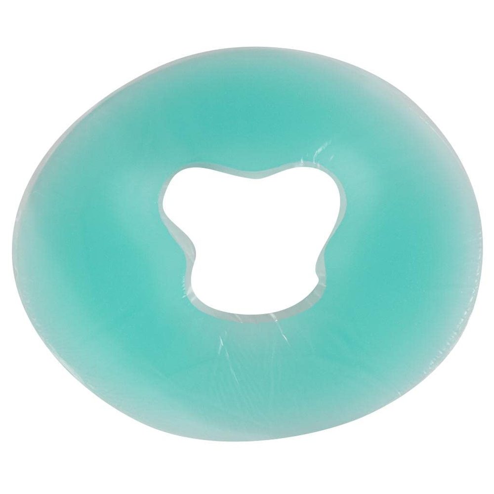 Gralara Round Salon SPA Massage Table Bed Silicone Face Care Cushion Pillow, Green